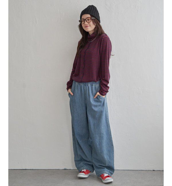 Lbc with Life「クシュスリーブクシュネックロンT」|Tシャツ・カットソー|