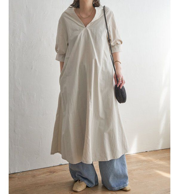 Lbc with Life「ナイロンスキッパーロングワンピ」|ワンピース|