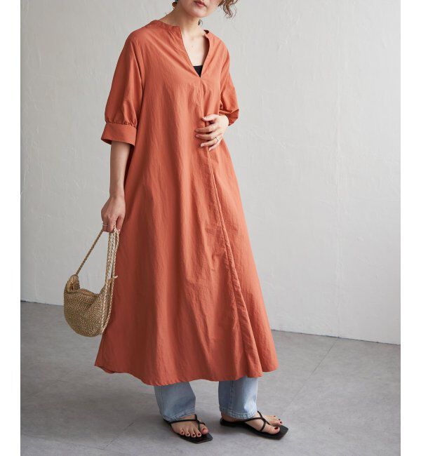 Lbc with Life「ナイロンスキッパーロングワンピ」|ワンピース|