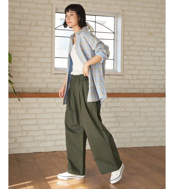 Lbc with Life「ダブルガーゼロゴ刺繍オーバーシャツ」|シャツ・ブラウス|