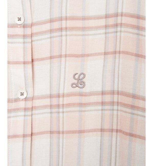 Lbc with Life「ダブルガーゼロゴ刺繍オーバーシャツ」|シャツ・ブラウス|