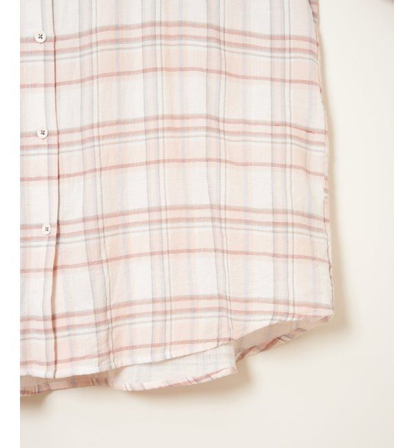 Lbc with Life「ダブルガーゼロゴ刺繍オーバーシャツ」|シャツ・ブラウス|