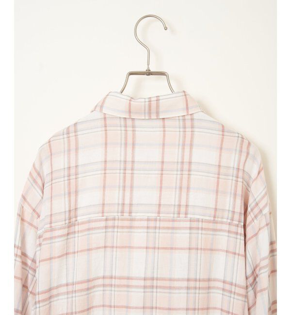 Lbc with Life「ダブルガーゼロゴ刺繍オーバーシャツ」|シャツ・ブラウス|