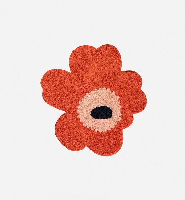 Marimekko「Unikko バスマット」|タオル|ｵﾚﾝｼﾞﾚｯﾄﾞ&times;ﾊﾟｳﾀﾞｰ