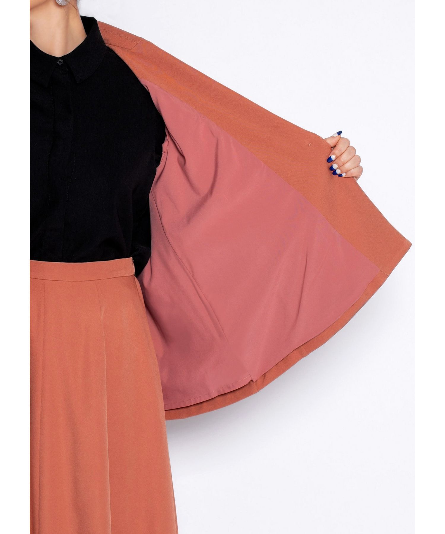 STYLE DELI「ソフトツイルAラインジャケット」|テーラードジャケット|