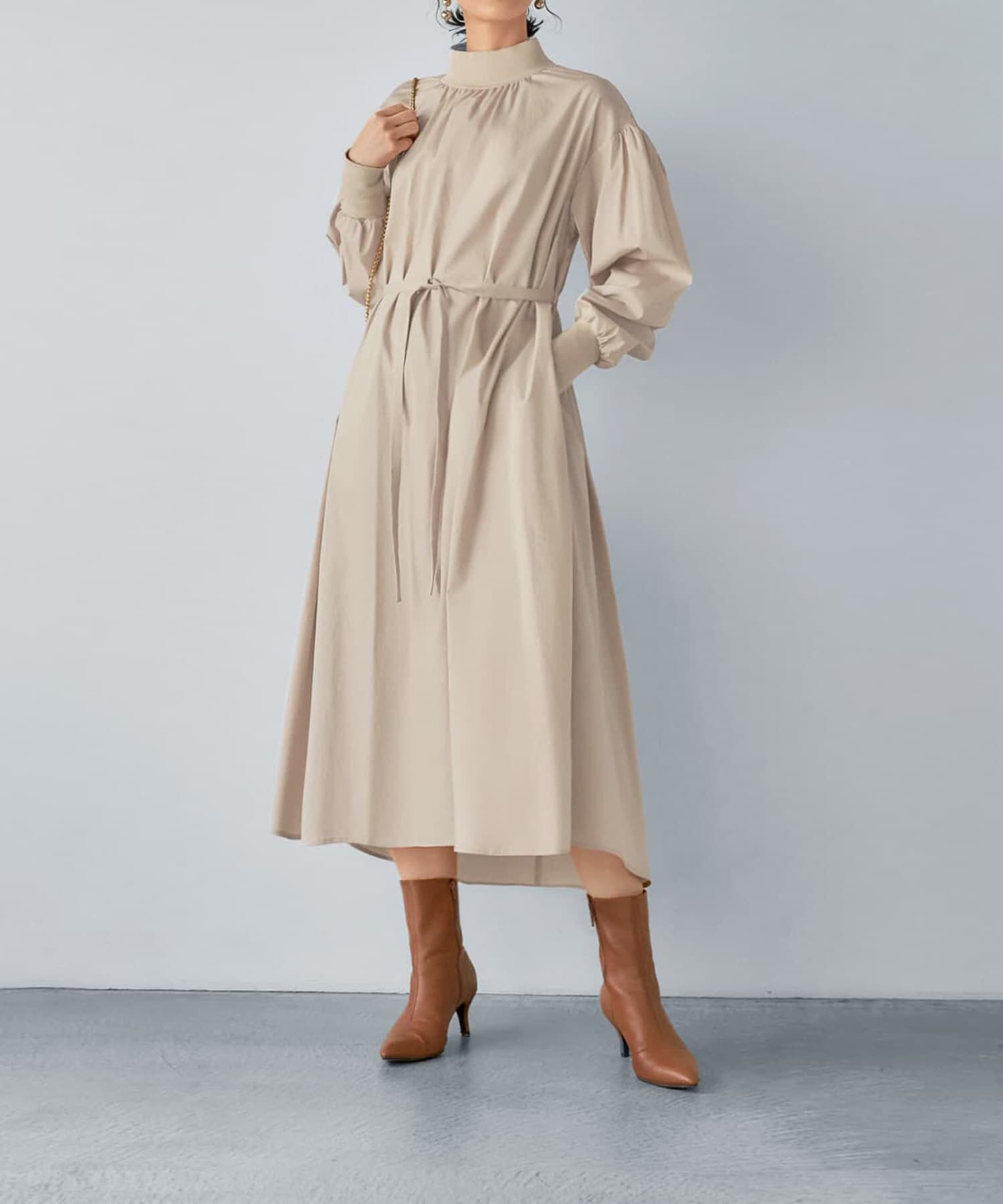 STYLE DELI「【LUXE】リブポイントロングワンピース」|ワンピース|