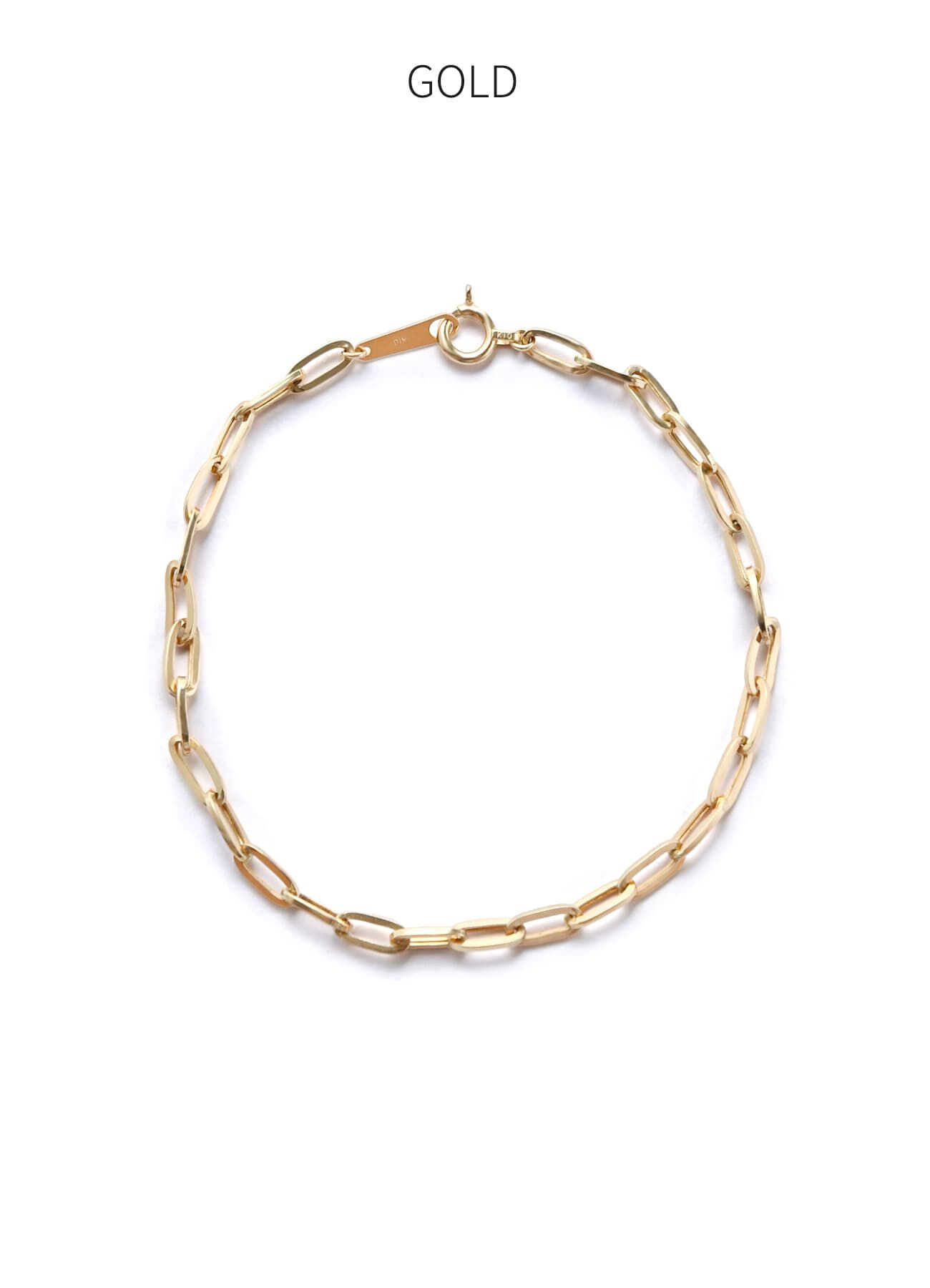 STYLE DELI「K10クリップチェーンブレスレット」|ブレスレット・バングル|