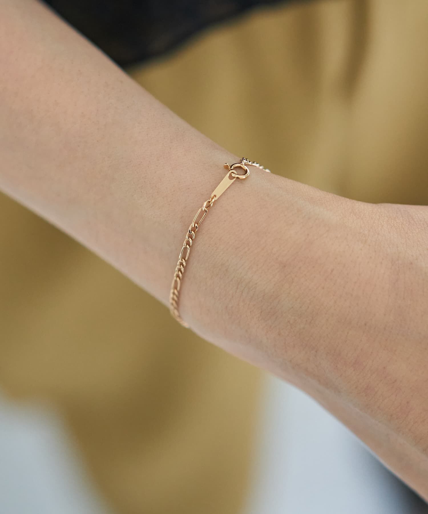 STYLE DELI「K10フィガロチェーンブレスレット」|ブレスレット・バングル|