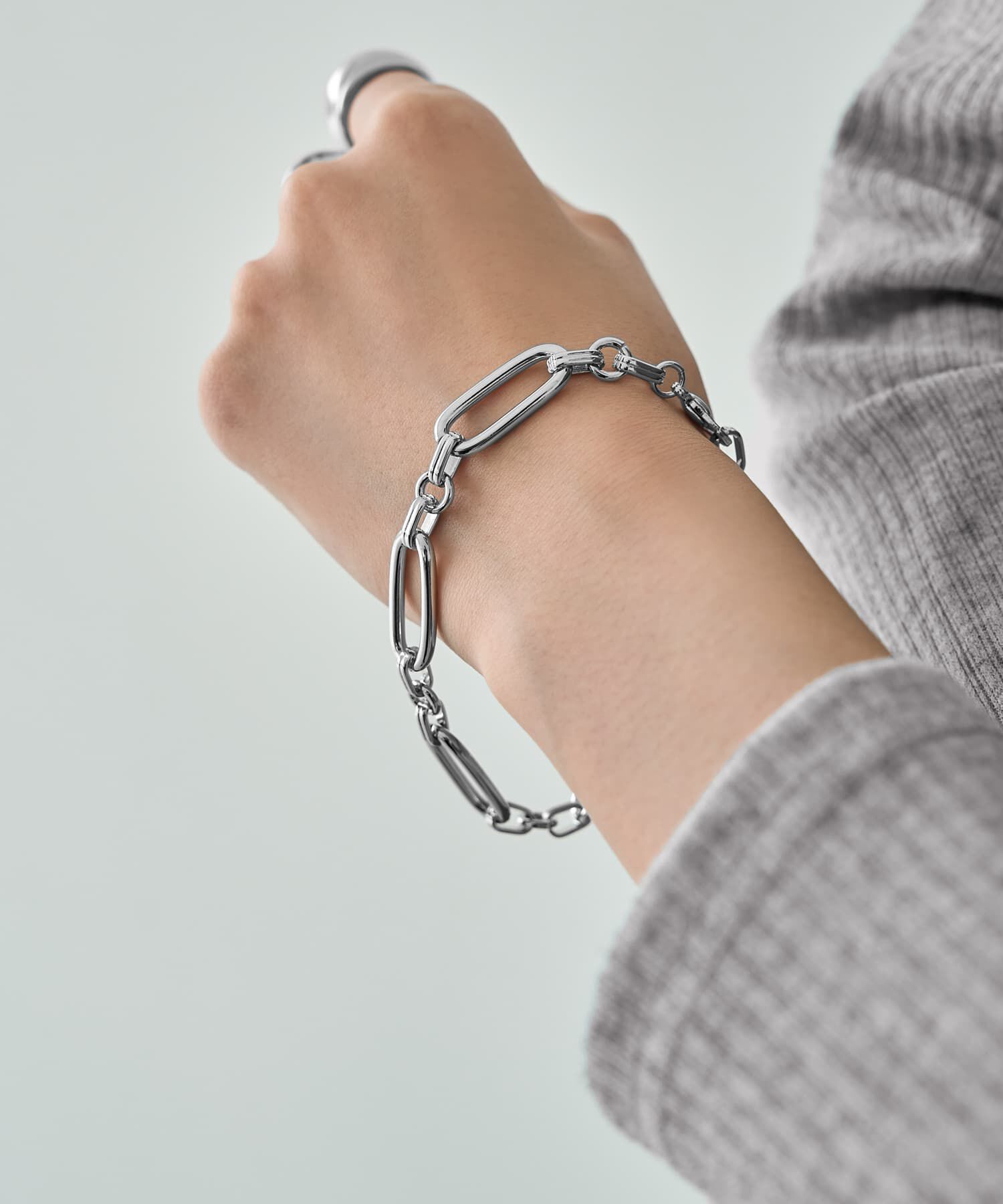STYLE DELI「オーバルチェーンブレスレット」|ブレスレット・バングル|