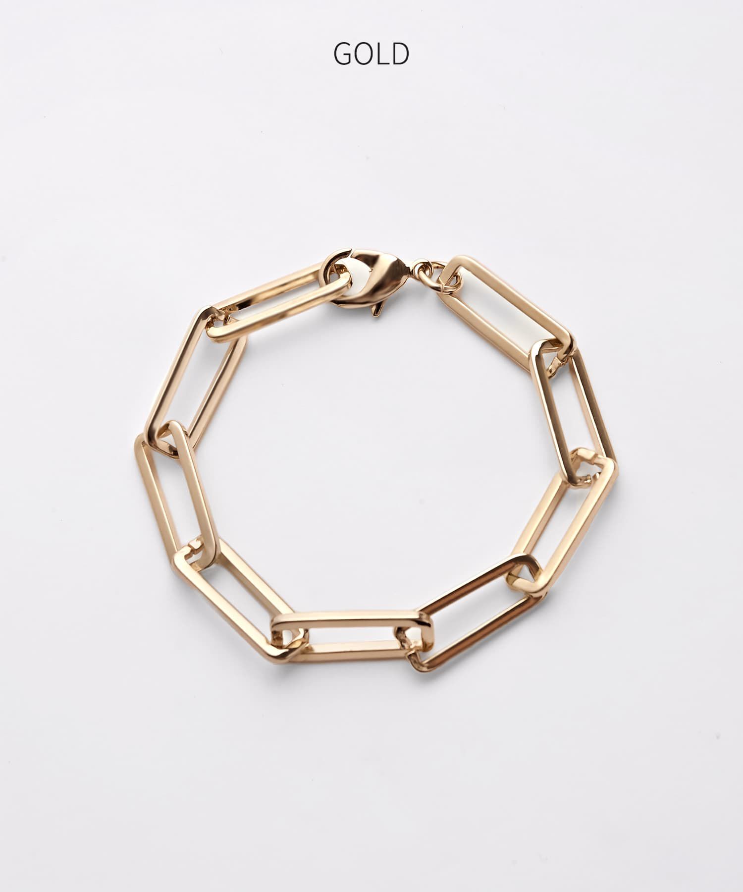 STYLE DELI「スクエアチェーンブレスレット」|ブレスレット・バングル|