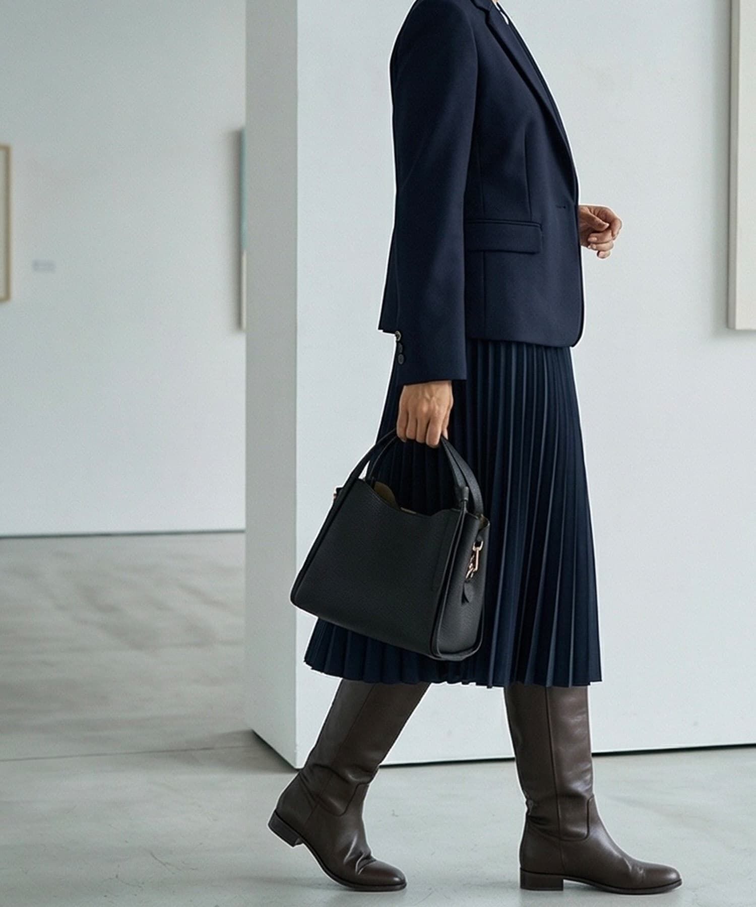 STYLE DELI「【DELI by】本革2WAYスリムハンドルショルダーバッグ」|ショルダー・メッセンジャー|