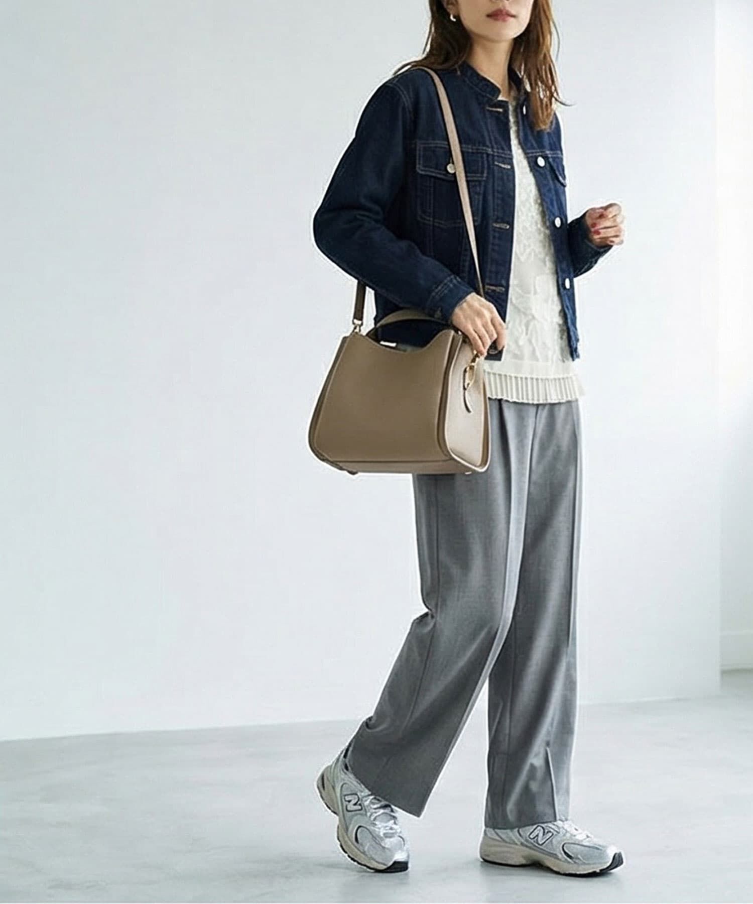 STYLE DELI「【DELI by】本革2WAYスリムハンドルショルダーバッグ」|ショルダー・メッセンジャー|