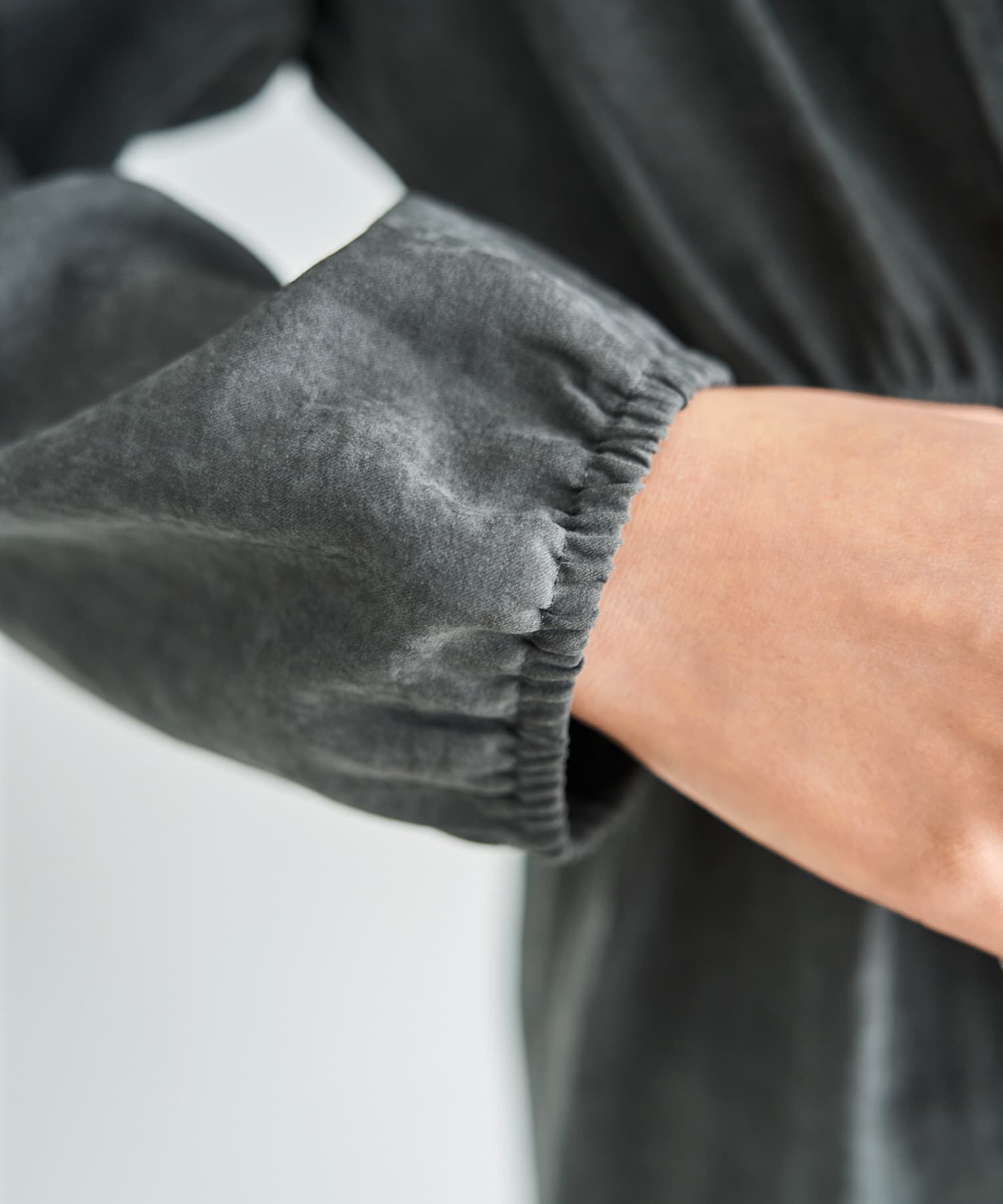 STYLE DELI「【LUXE】ピーチスキンウエストマークギャザーブラウス」|シャツ・ブラウス|