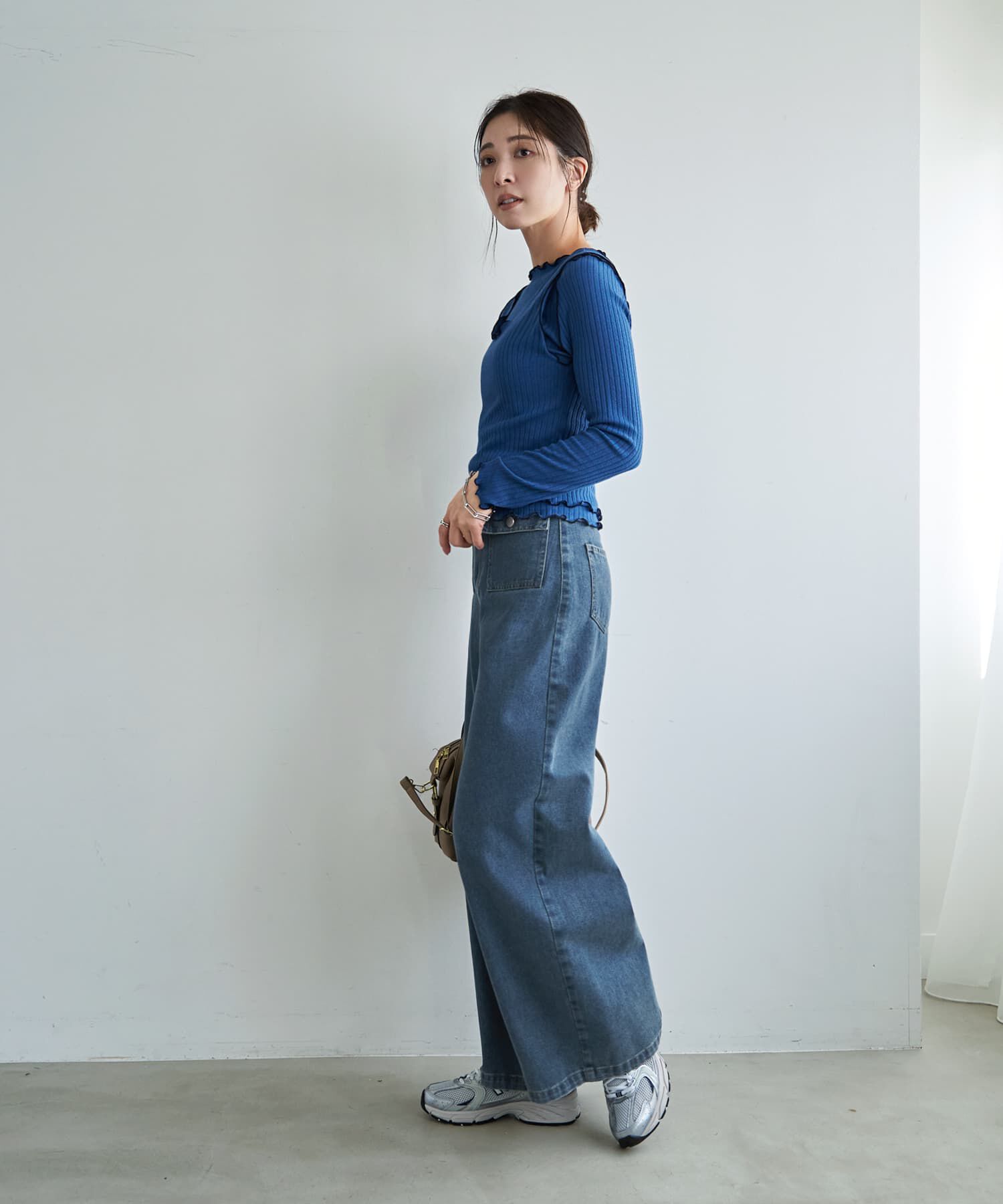 STYLE DELI「メロウリブ◆ベストレイヤードトップス」|Tシャツ・カットソー|