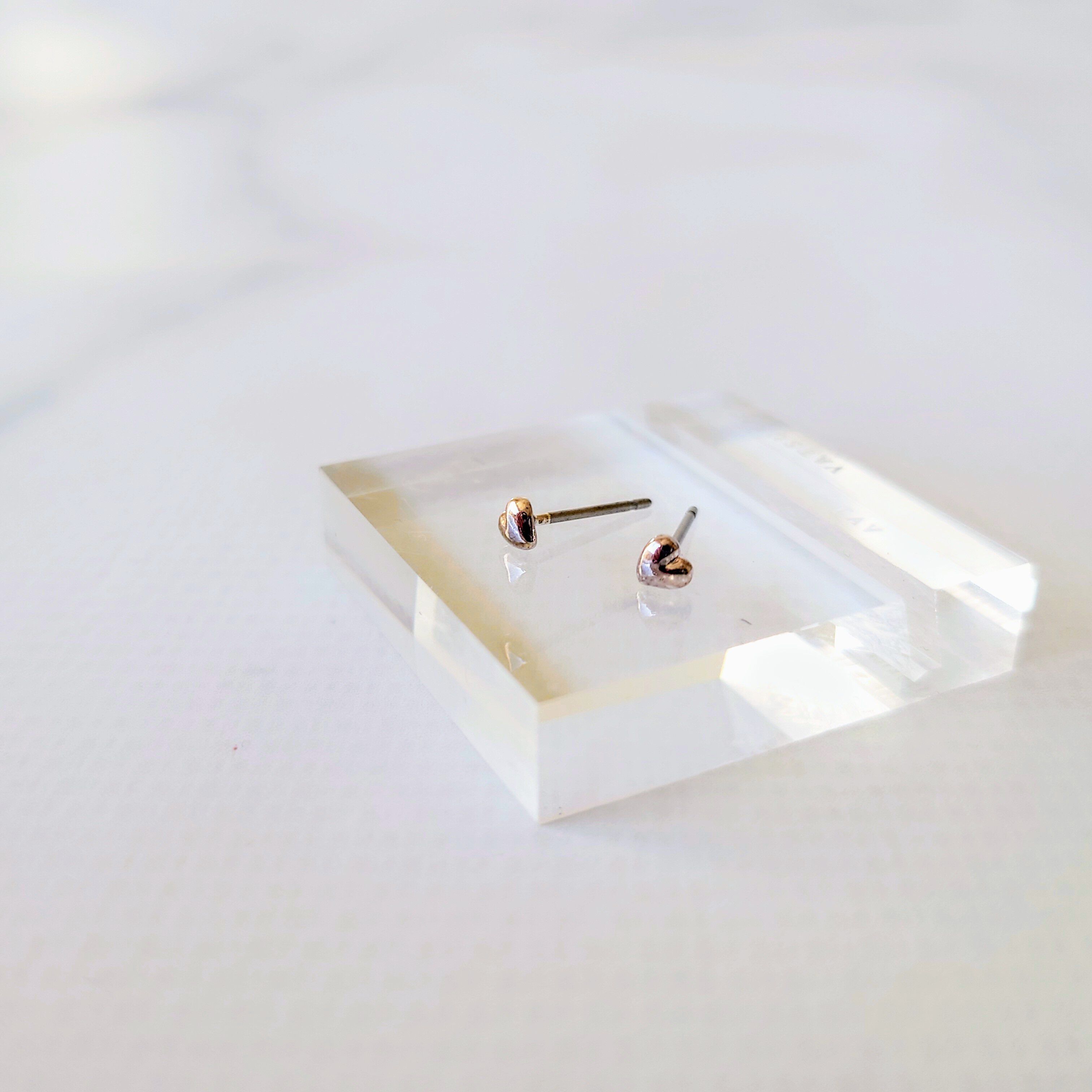 MARQUISE「ミニマルハートピアス」|ピアス|