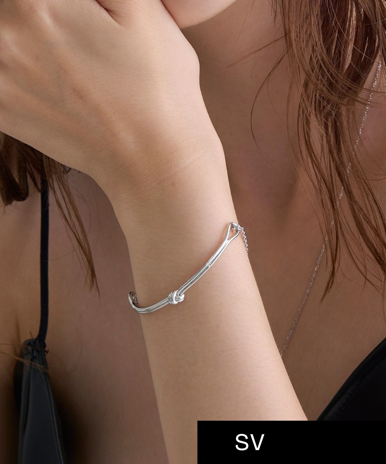 JUPITER「【SV925】ノットバングル/シルバー/ペア」|ブレスレット・バングル|シルバー