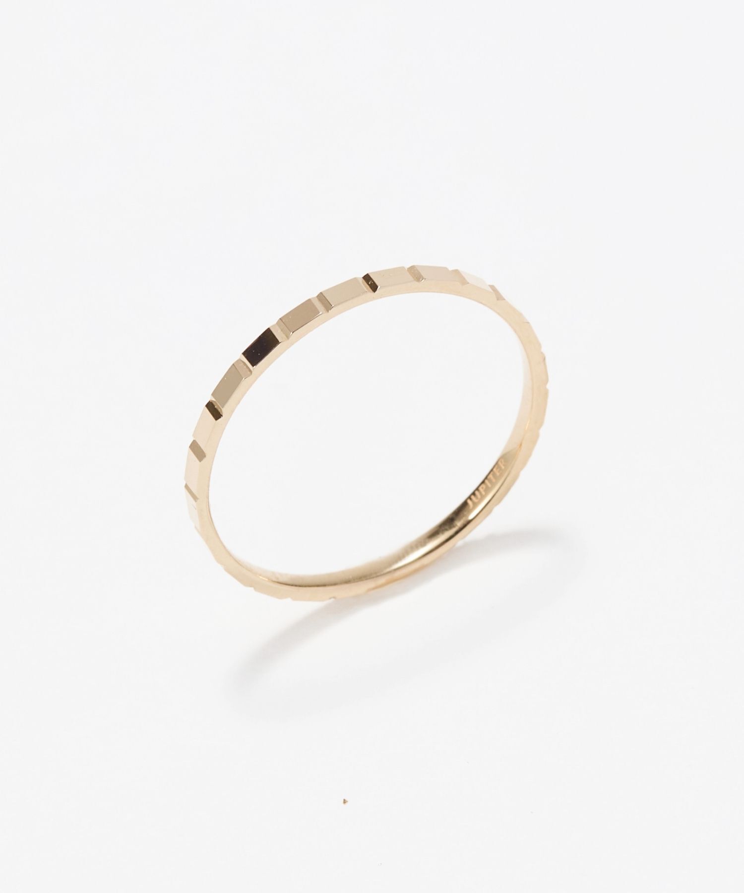 JUPITER「【K10】スリムピンキーリング/tile」|リング|