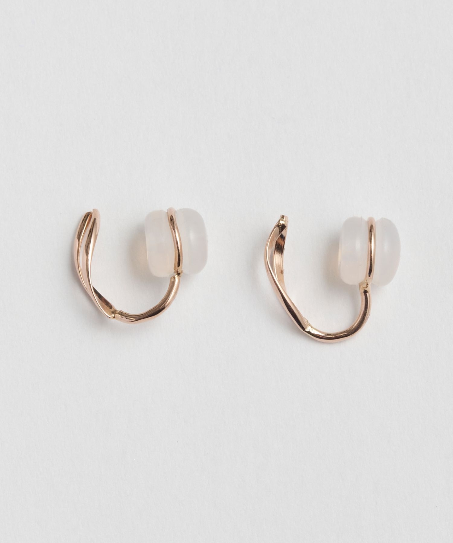 Phoebe「【 K10 】エンフォルドリーフイヤリング　ローズゴールド/BOX付き」|イヤリング|