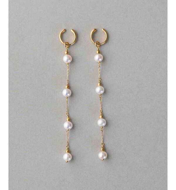 ete「パール イヤリング」|イヤリング|イエローゴールド