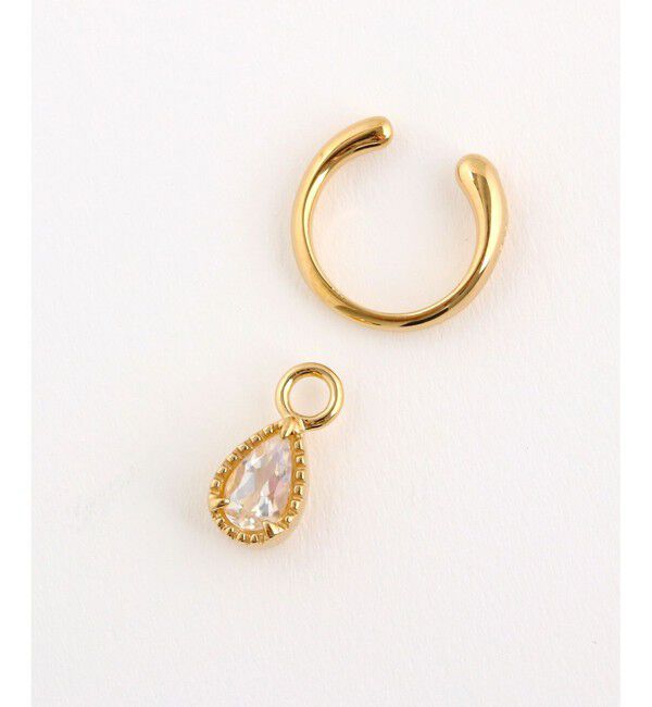 ete「ナチュラルストーン ドロップ イヤリング」|イヤリング|