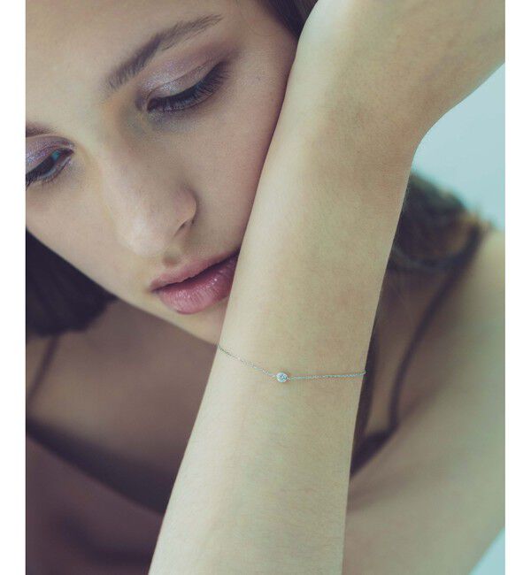 ete「PT900/850 ダイヤモンド 0.1ct ブレスレット「ブライト」」|ブレスレット・バングル|