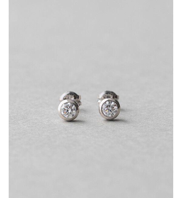 ete「PT900 ダイヤモンド 0.2ct ピアス「ブライト」」|ピアス|