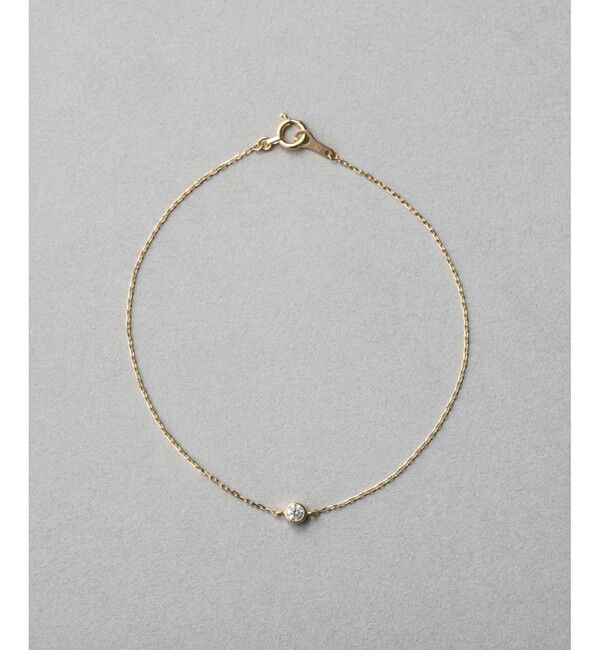 ete「K18 ダイヤモンド ブレスレット「ブライト」」|ブレスレット・バングル|イエローゴールド