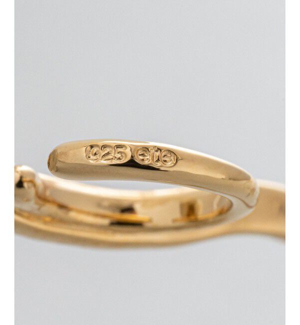 ete「シャンパンクォーツ ドロップ イヤリング」|イヤリング|