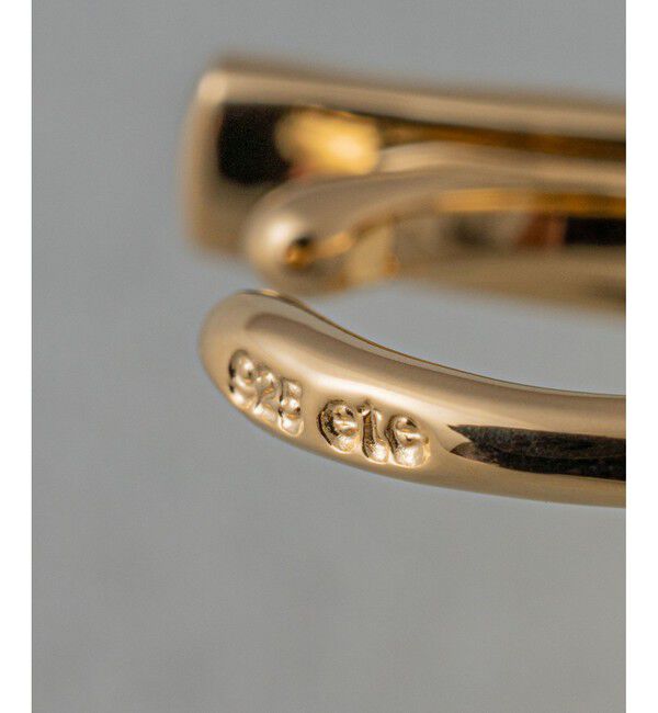 ete「スモーキークォーツ チェーン イヤリング」|イヤリング|