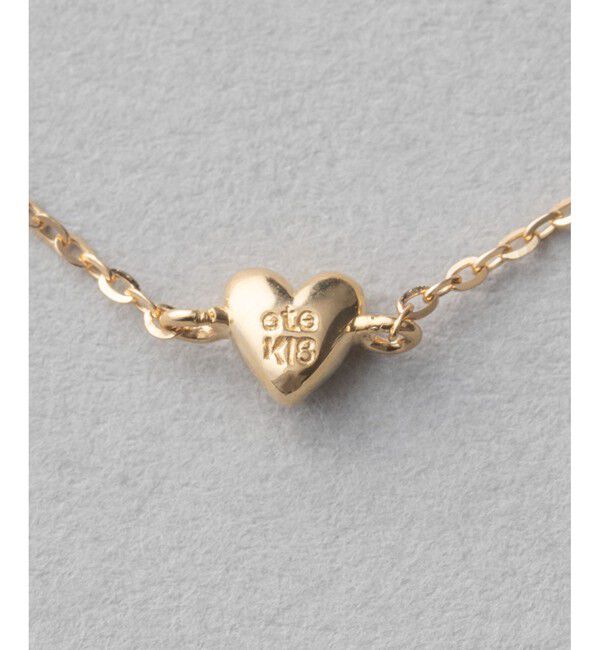 ete「K18YG プチ ブレスレット」|ブレスレット・バングル|