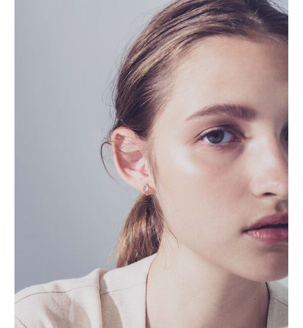 ete「ナチュラルストーン イヤリング」|イヤリング|