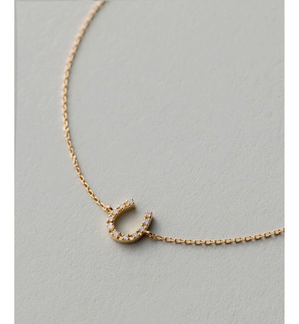 ete「K18YG ホースシュー ダイヤモンド ブレスレット」|ブレスレット・バングル|