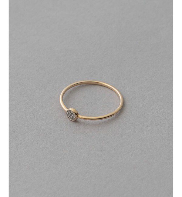 ete「K10YG ブリリアント ダイヤモンド リング」|リング|