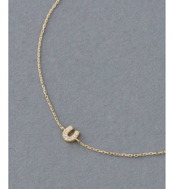 ete「K10YG ダイヤモンド ホースシュー ブレスレット」|ブレスレット・バングル|