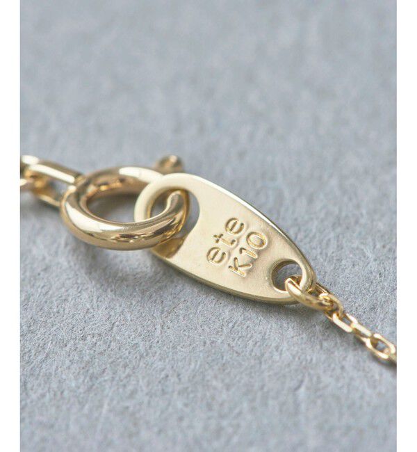 ete「K10YG ダイヤモンド ホースシュー ブレスレット」|ブレスレット・バングル|