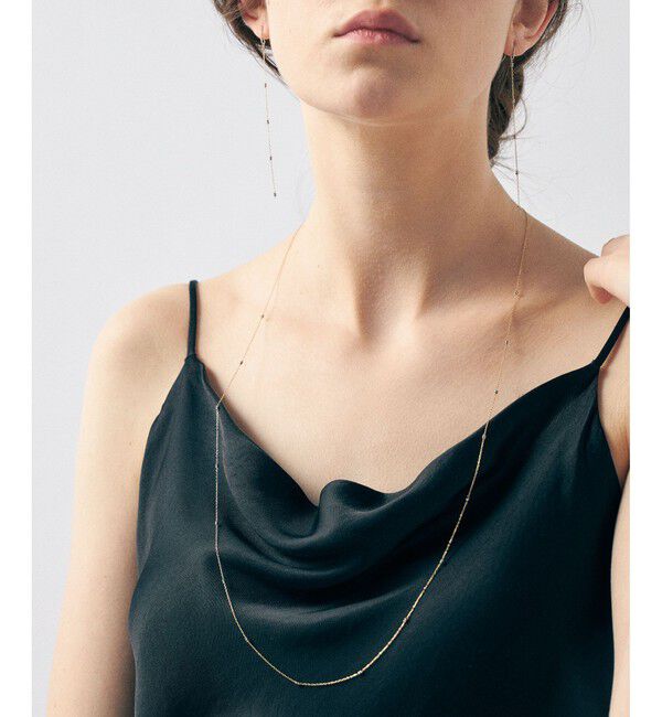 ete「K18YG e_Grain バイカラー ロング ネックレス」|ネックレス|