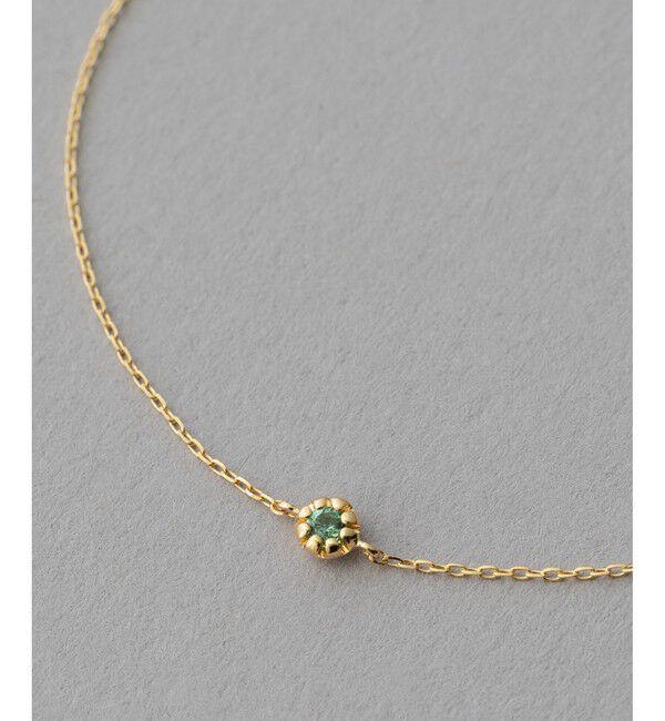 ete「K18YG フルール ブレスレット（誕生石 5・7・9月）」|ブレスレット・バングル|