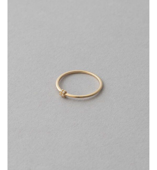 ete「[レイヤード] K10YG ダイヤモンド リング」|リング|