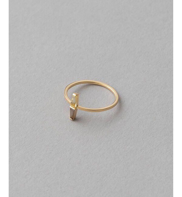 ete「[レクラン] K18YG ナチュラルストーン リング」|リング|