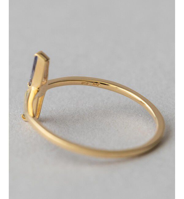 ete「[レクラン] K18YG ナチュラルストーン リング」|リング|