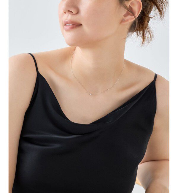 ete「[レイヤード] PT900/850 ダイヤモンド ネックレス」|ネックレス|