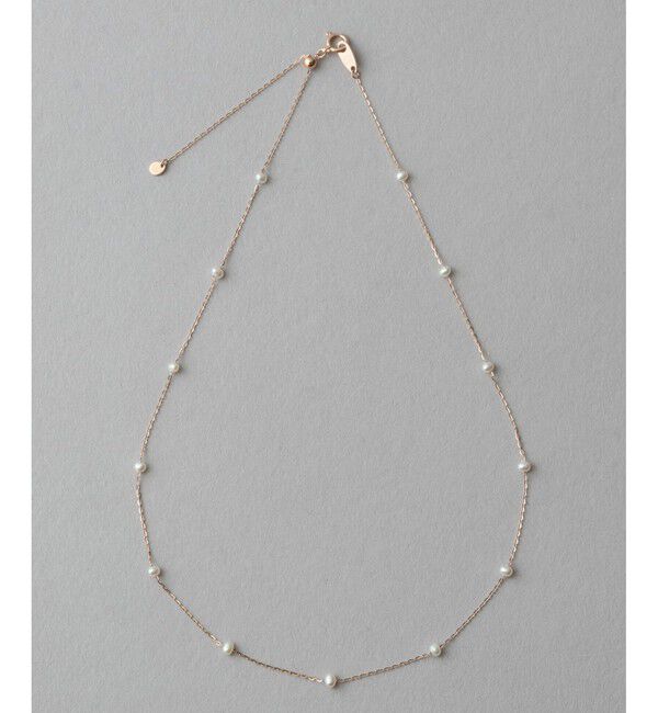 ete「[ミストピンク] K10MPG パール ネックレス」|ネックレス|