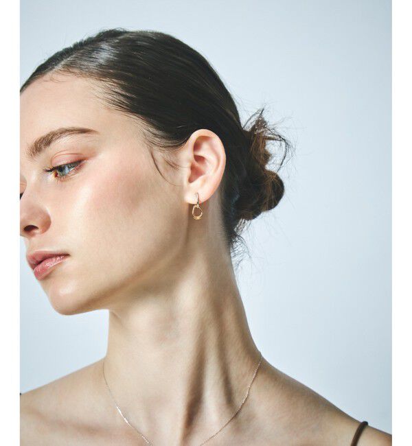 ete「フープ バイカラー イヤリング」|イヤリング|