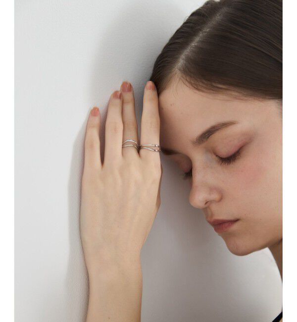 ete「[デイリープラチナ] PT501 リップル リング」|リング|