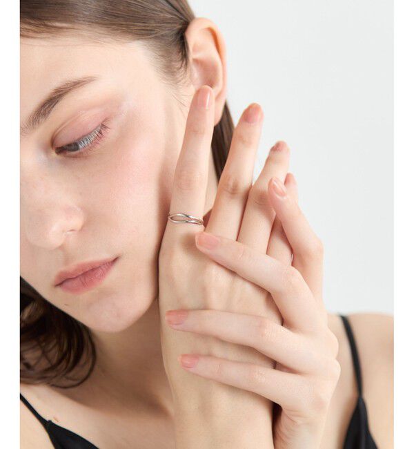 ete「[デイリープラチナ] PT501 リップル リング」|リング|