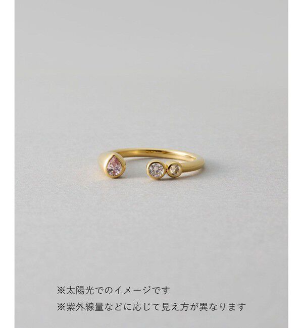 ete「[レイヤード] ビジュー ハグリング」|リング|