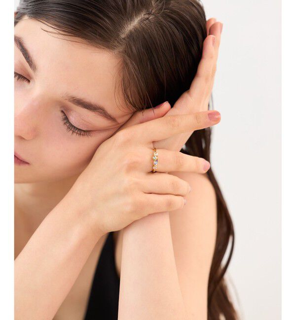 ete「[レイヤード] ビジュー リング」|リング|