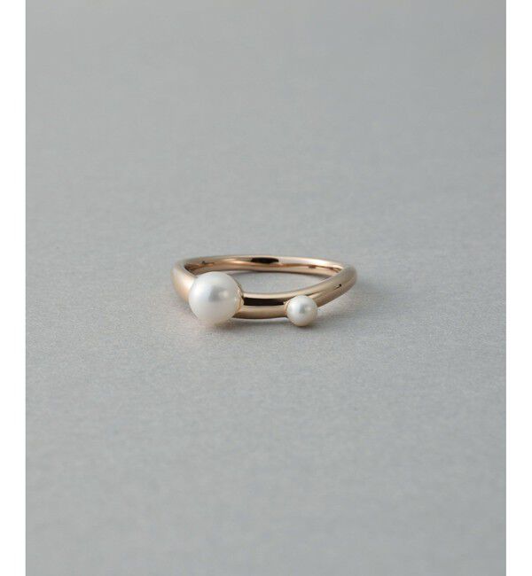 ete「[フォーム] パール リング」|リング|ピンクゴールド