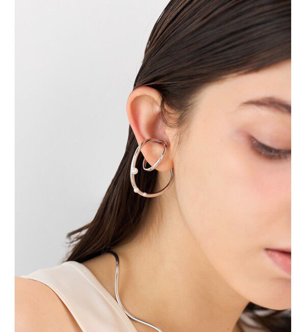 ete「[フォーム] パール イヤーカフ」|イヤーカフ|