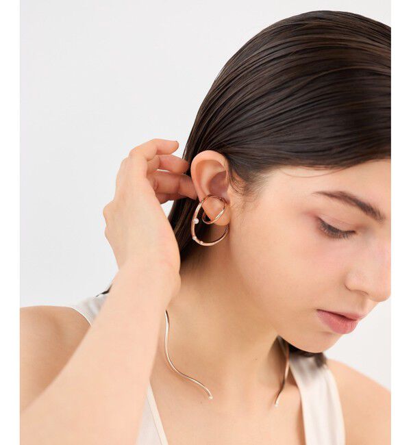 ete「[フォーム] パール イヤーカフ」|イヤーカフ|